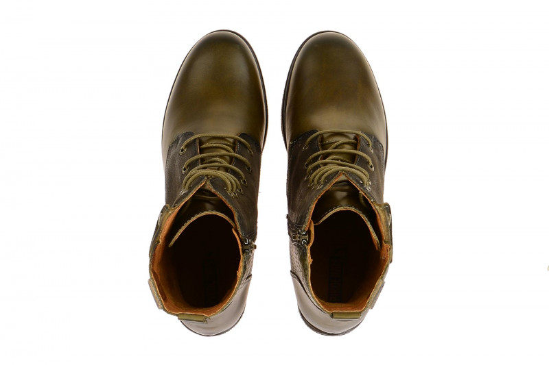 Pikolinos Zaragoza Stiefel grün moos