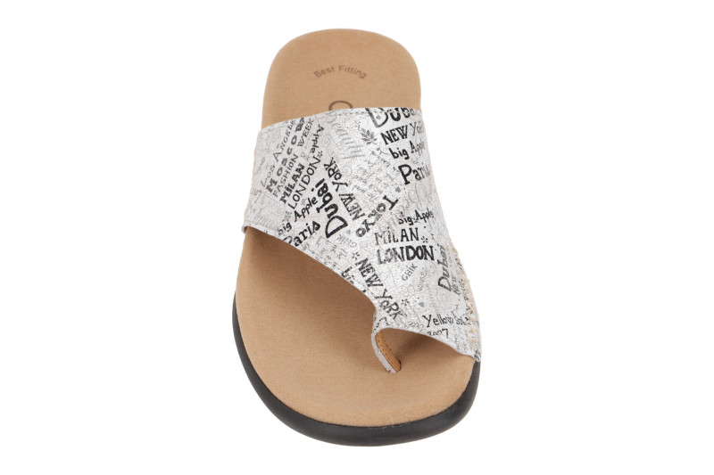 Gabor Zehentrenner Pantolette grau letter 83.700.69