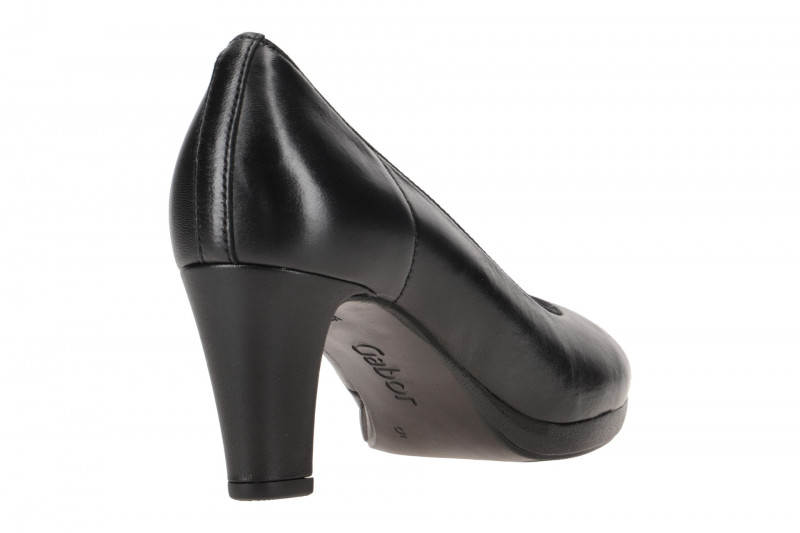 Gabor Pumps schwarz Glattleder 41.281.27