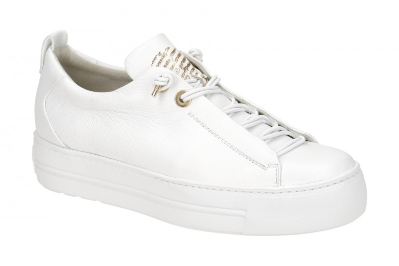 Paul Green Sneaker Schuhe weiß gold 5017