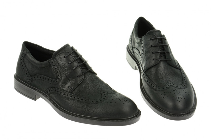 Ecco Atlanta Schuhe schwarz matt 61012401001