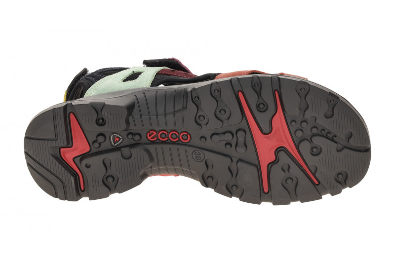 Ecco Offroad Damen Sandale schwarz bunt 069563