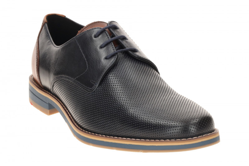 Lloyd Drift 110 Schuhe blau navy Business perforiert 16-017-19