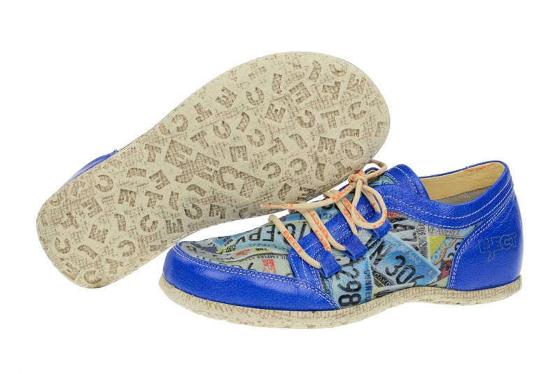 Eject Road Schuhe blau print Lack Gr 39