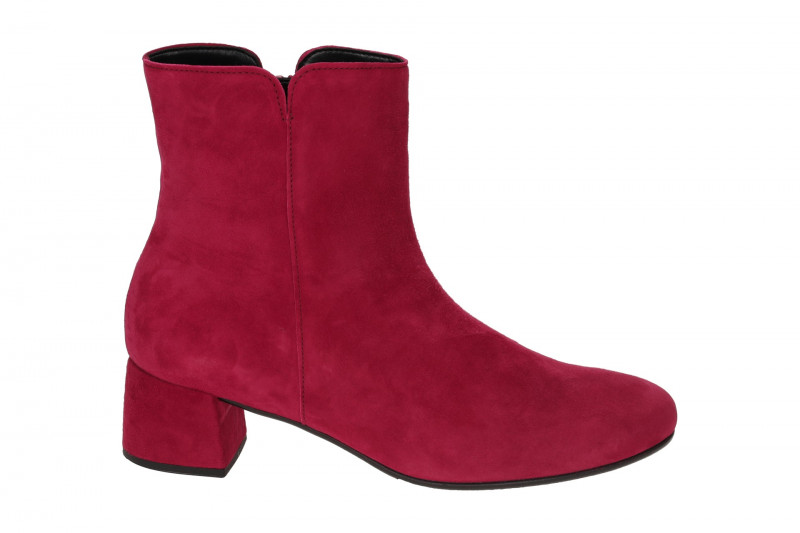 Gabor Stiefelette rot merlot Velour 75.680.35
