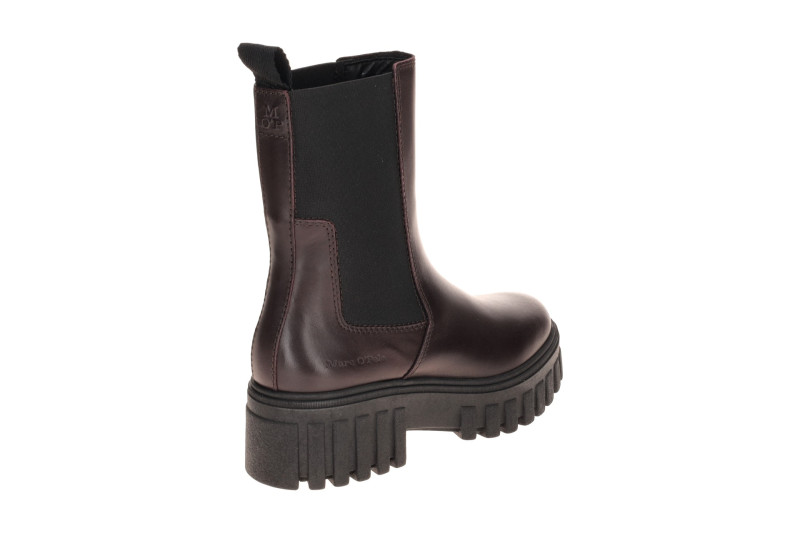 Marc O´Polo Vala Chelsea Stiefelette dunkelrot Chunky 16042