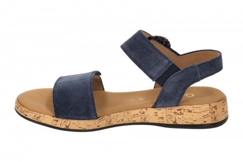 Gabor Rhodos Sandale blau Klett 82.734.36