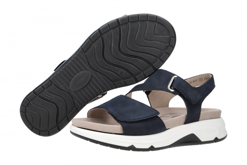 Gabor RollingSoft Sandale blau Nubuck 86.885.36