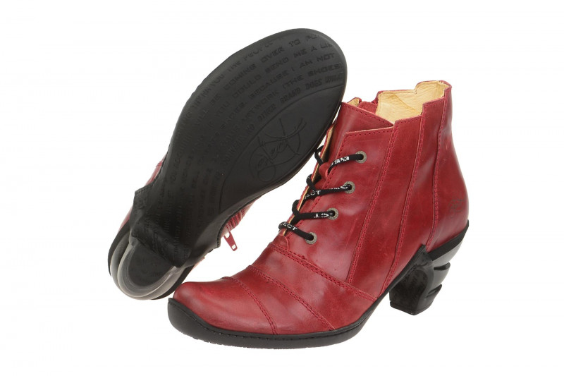 Eject elegante Stiefelette Multy rot