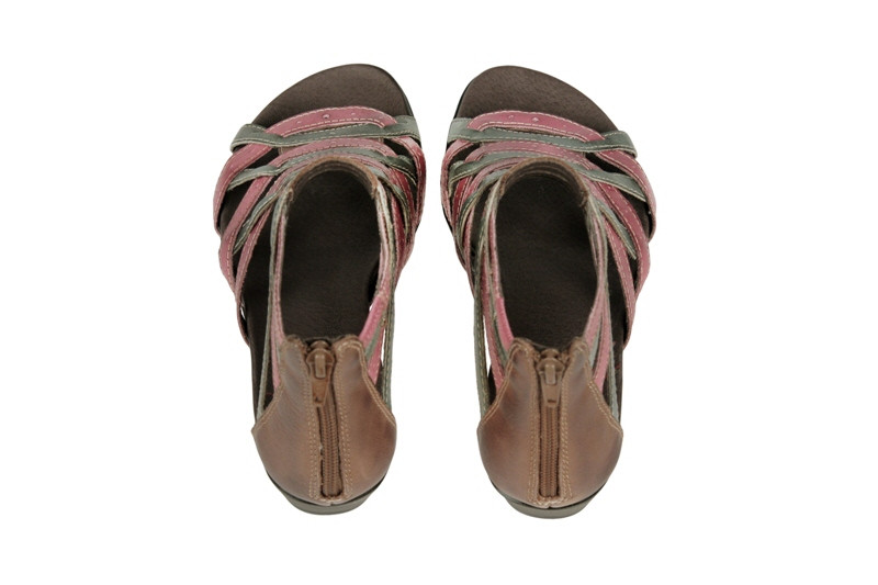 Pikolinos Alcudia rot grün 816-8268 Sandaletten