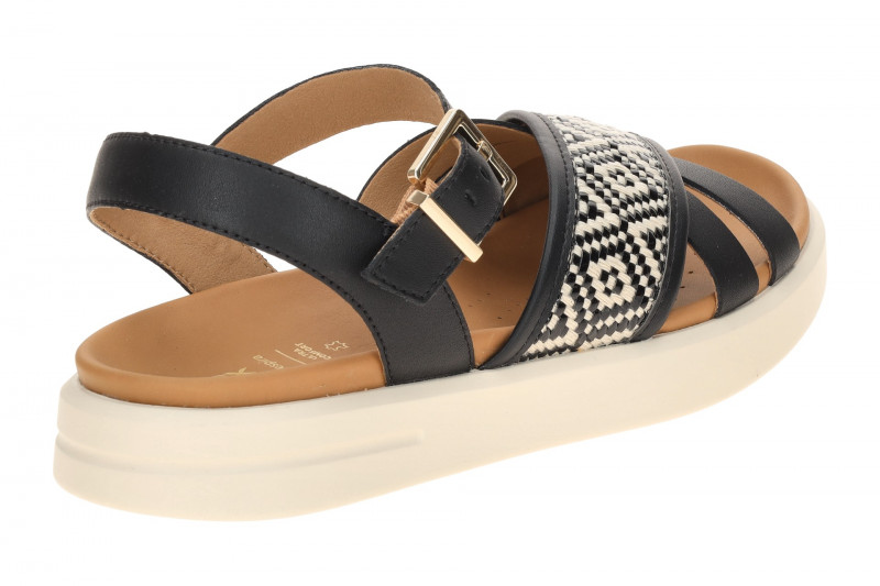 Geox Xand Sandalen schwarz beige D65PAB