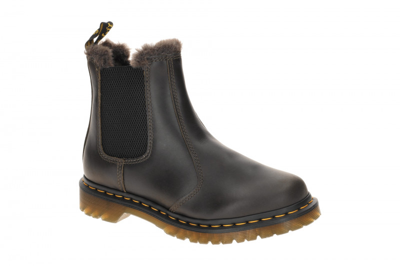Dr. Martens 2976 Leonore Stiefel Chelsea-Boot grau Warmfutter