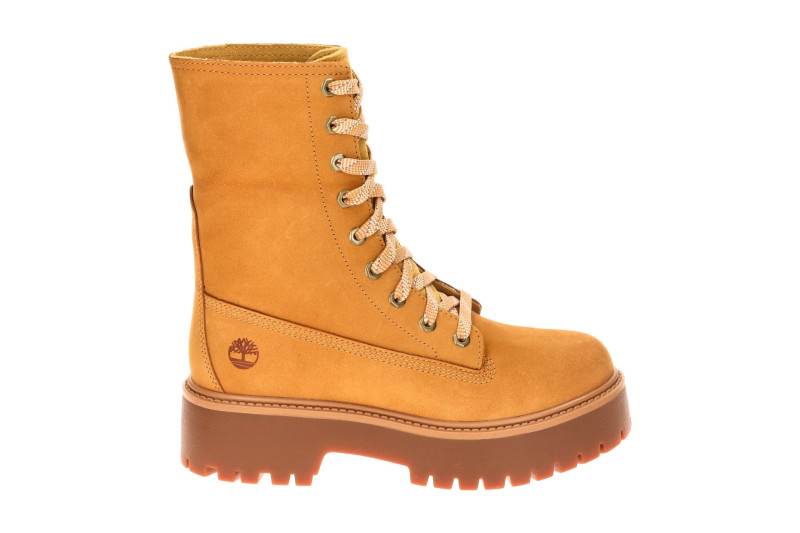 Timberland Stone Street Stiefel Damen gelb Boots gekrempelt 0A5SAH