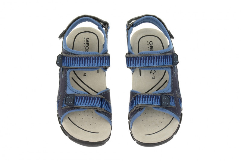 Geox S.Strada Sandale blau grau U4224C 0CE15 C9045
