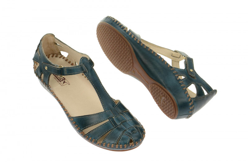 Pikolinos Vallarta Sandale blau petrol Gr 40