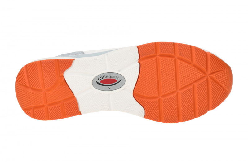 Gabor RollingSoft Schuhe weiß orange perforiert 46.876.51