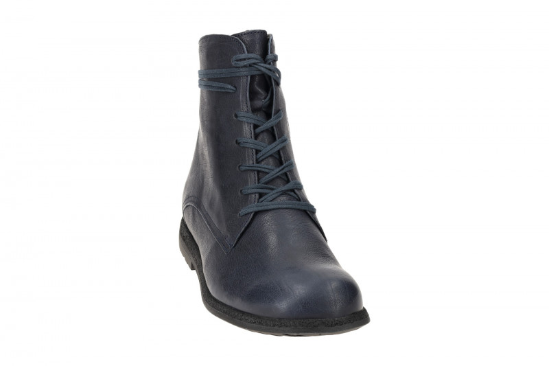 Think Rento Stiefel blau Glattleder 843