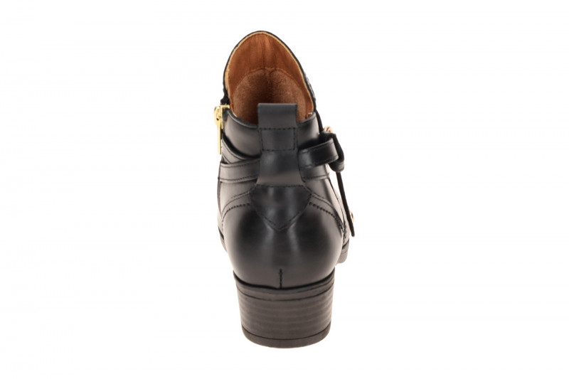 Pikolinos Daroca Stiefelette Ankel Boots schwarz Lederband W1U-8901C1