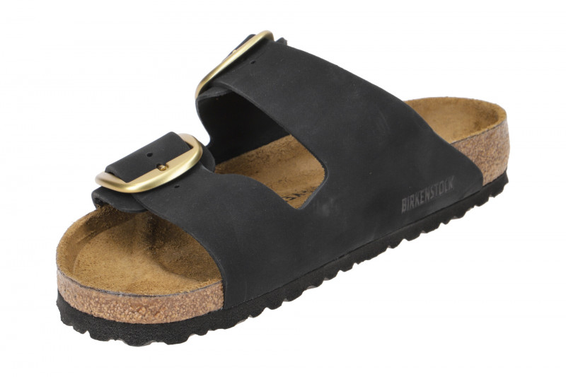 Birkenstock Arizona Big Buckle Pantolette schwarz Normal-Weit 1023239