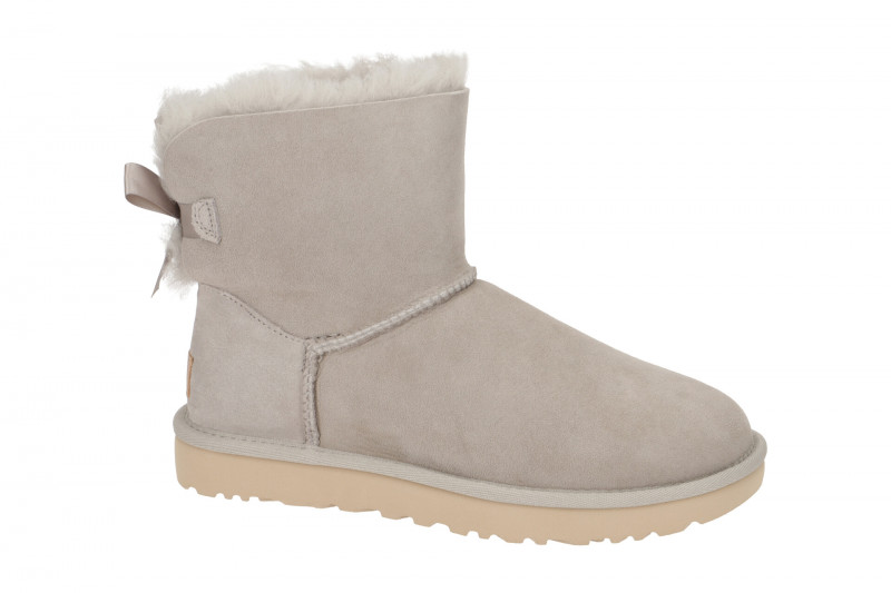 UGG Stiefel hellgrau goat Mini Bailey Bow II