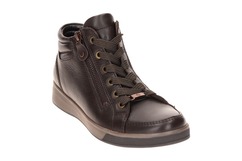 ARA Rom Schuhe braun cacau Mid-Cut Sneaker 12-14499