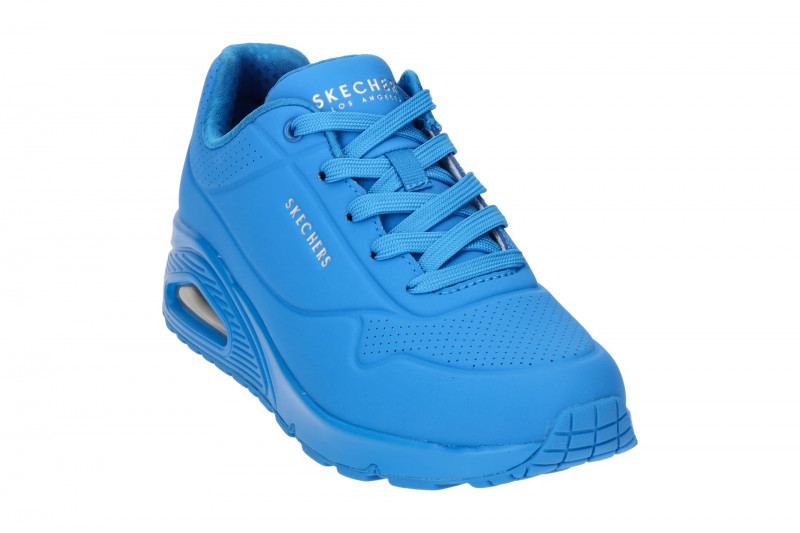 Skechers Uno Schuhe blau Damen Sneakers 73667