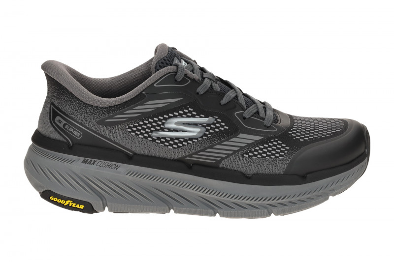 Skechers MAX CUSHIONING Premier Schuhe schwarz Sport Slip Ins