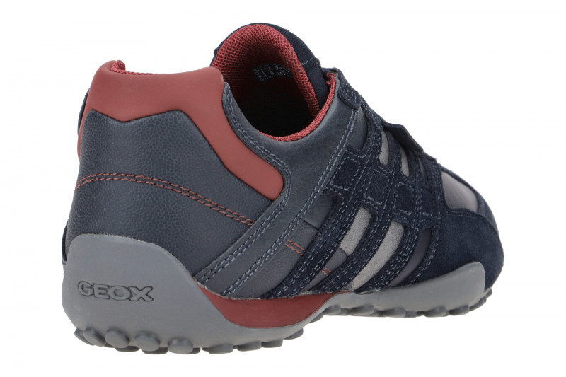 Geox Snake Slipper Schuhe blau rot U4207L