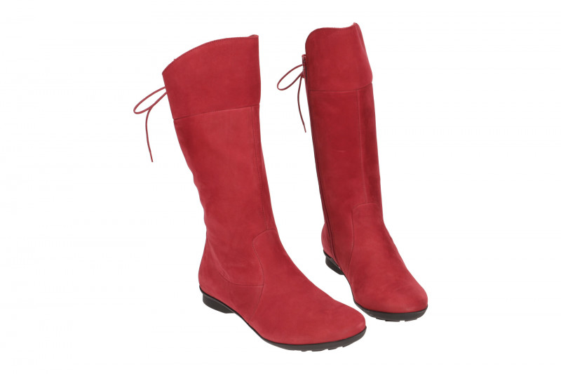 Think Keshuel Schaft Stiefel rot cherry