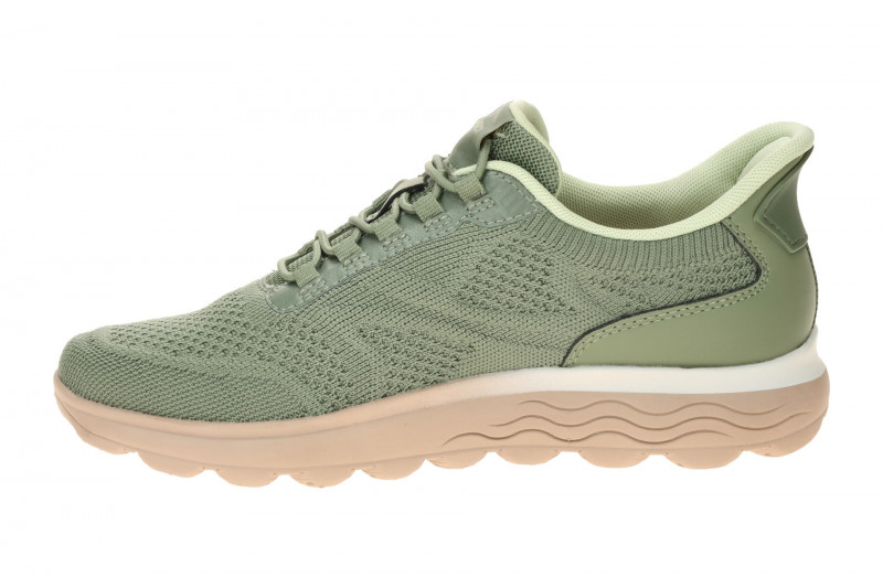 Geox Spherica Sneaker Schuhe grün olive Damen FASTin D657MD