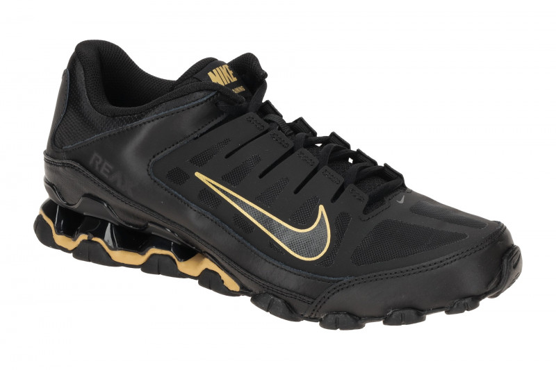 NIKE Reax Schuhe schwarz gold Herren Trainer