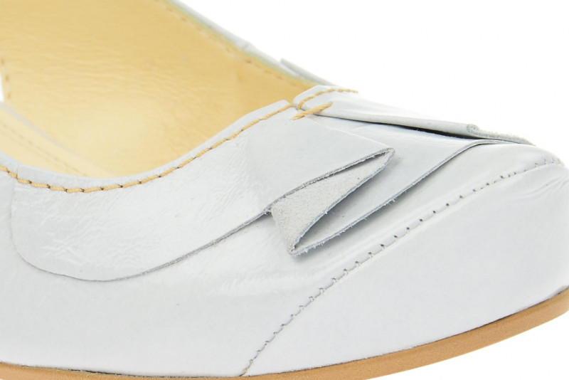 Tiggers Sling Pumps Sara in weiß Lackleder