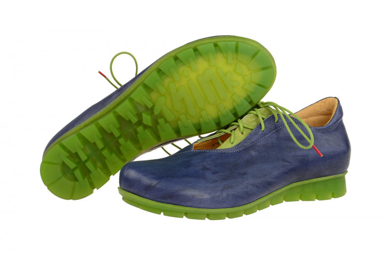 Think Menscha Schuhe blau grün