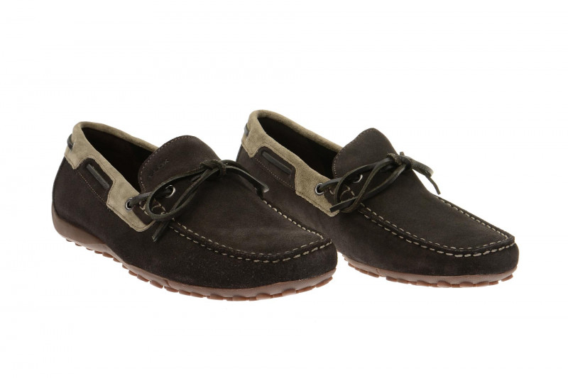 Geox Snake Mokassin Schuhe braun - U4207I