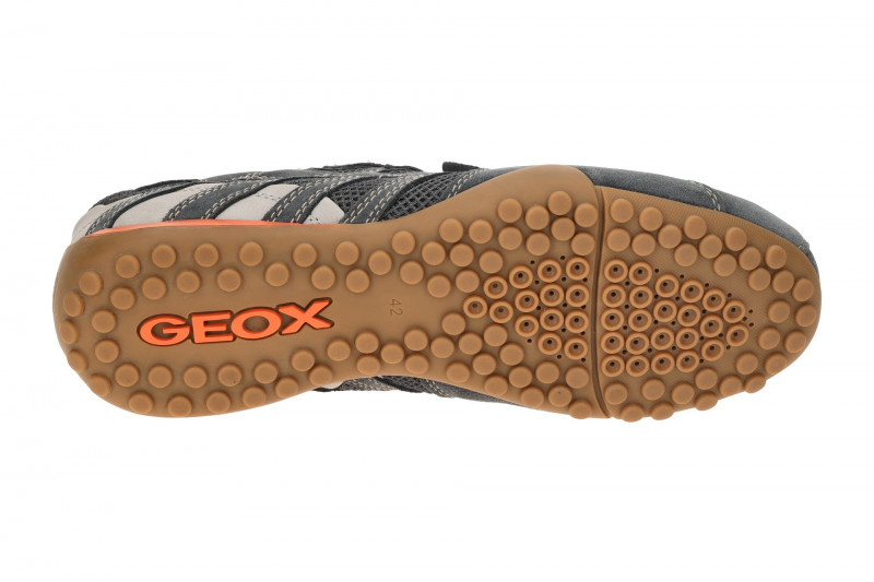 Geox Snake Schuhe grau orange U55MNA