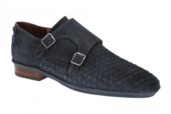 Floris van Bommel Schuhe blau Monk 12142 | Schuhhaus Strauch