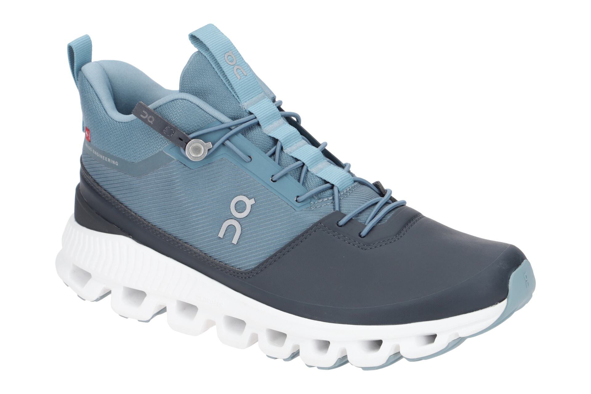 On Cloud Blaue Sommerschuhe Damen On Cloud Hi Schuhe Blau Mix Damen  Sneakers Schuhhaus