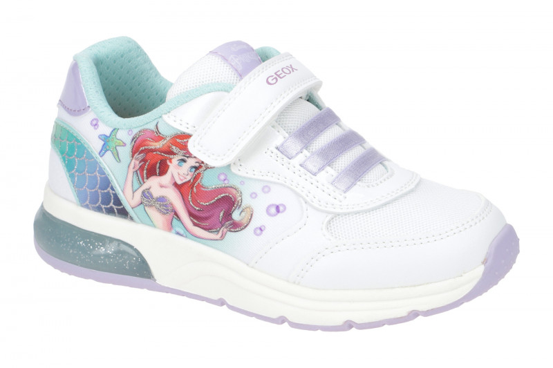 Geox Spaceclub Kinder Schuhe weiß Meerjungfrau