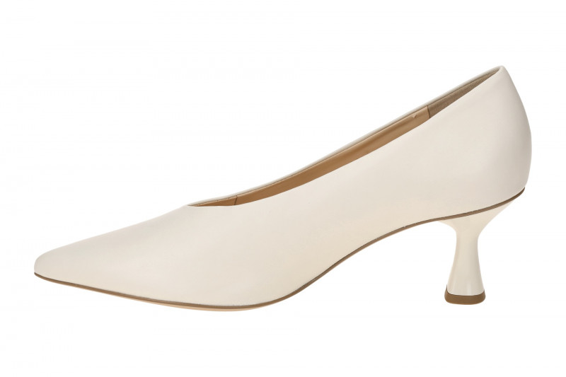Högl 6000 Schuhe Pumps creme-weiß geschlossener Schnitt