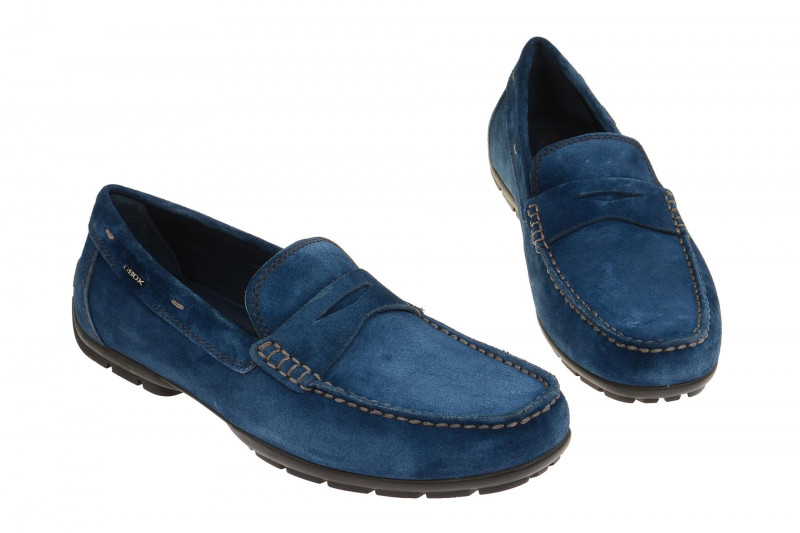 Geox Mokassin Monet Slipper blau ocean