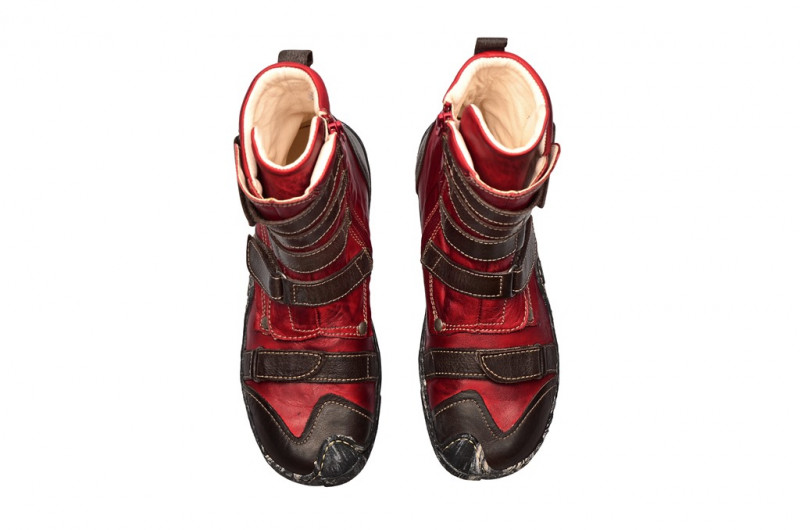 Eject Skat Stiefelette braun rot