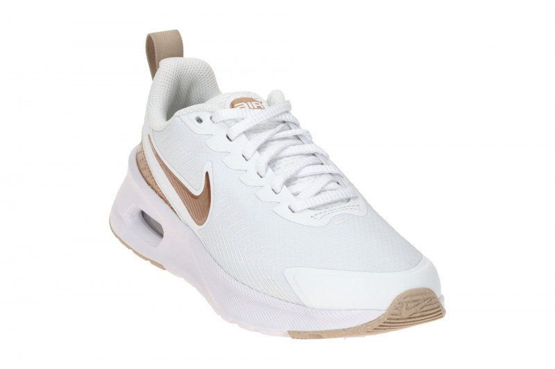 NIKE AIR MAX Nuaxis Schuhe weiß braun metallic Damen