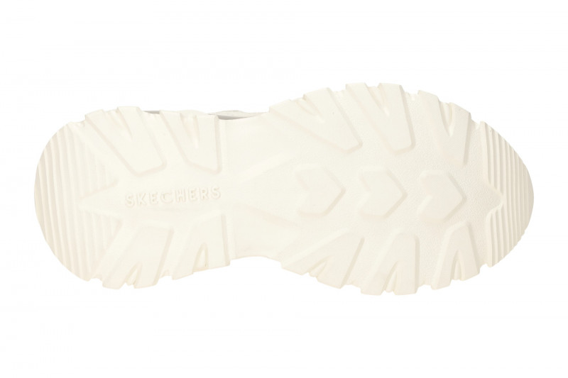 Skechers Uno Chaos Schuhe weiß beige Chunky Sneakers 177935