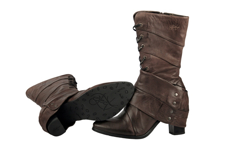 Eject Anita Stiefel in dunkelbraun