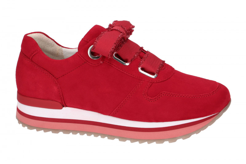 Gabor York Schuhe rot Plateau Sneaker