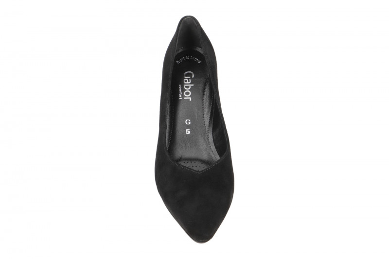 Gabor comfort Pumps schwarz Velour 82.152.47