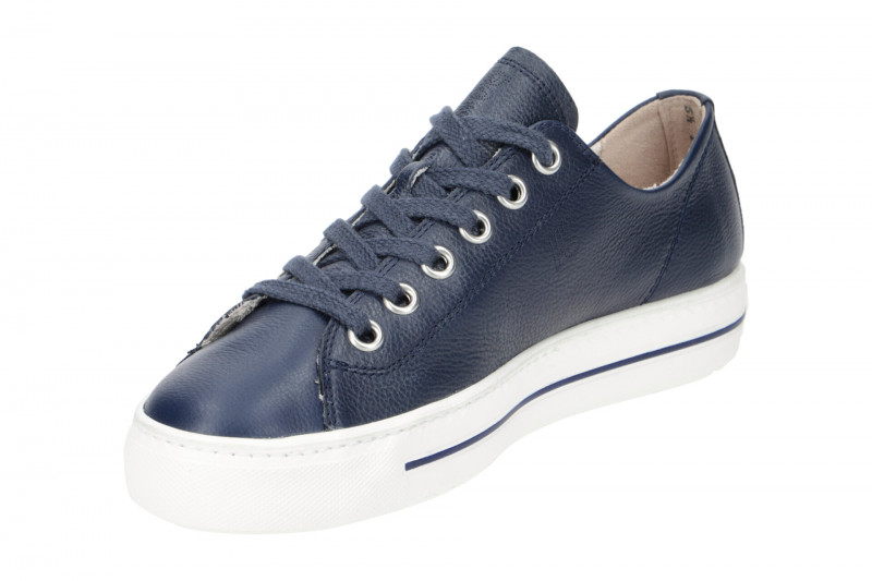Paul Green Sneaker Schuhe blau weiß 4704