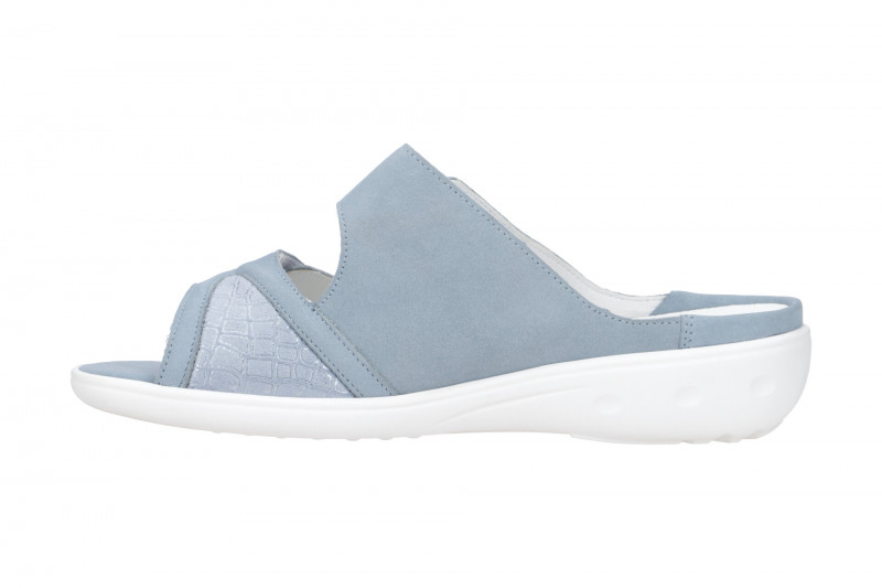 Waldläufer Kara Pantolette blau Orthotritt 684K50