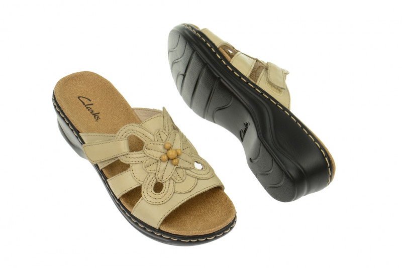 Clarks Pantoletten Odette Basil beige