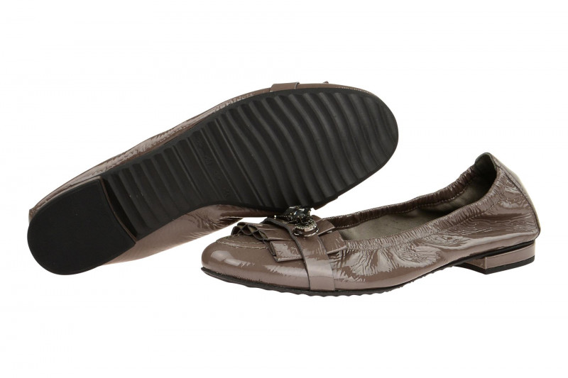 K&S Malu Ballerinas grau Lack 10820